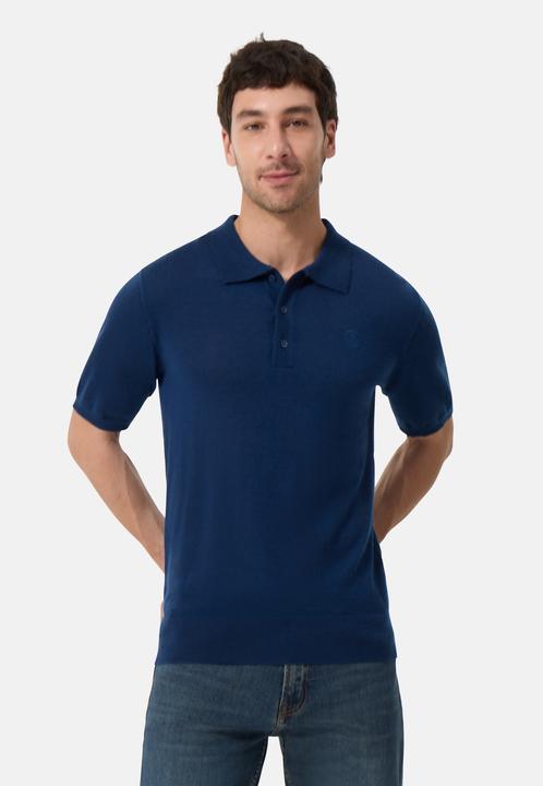 Cash-Mere Kaschmir Poloshirt Kurzarm