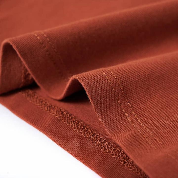 Produktbild VidaXL Kinder-Langarmshirt Cognac 104,Material: 95 % Baumwolle. 5 (104)