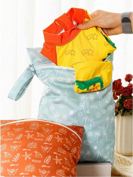 Immagine prodotto ASMI Set di 2 borse per pannolini Wetbag 25x35 cm