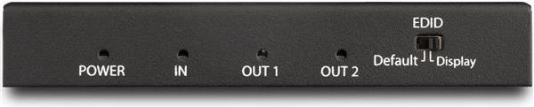 Actual product image StarTech 2 Port HDMI Splitter with HDR