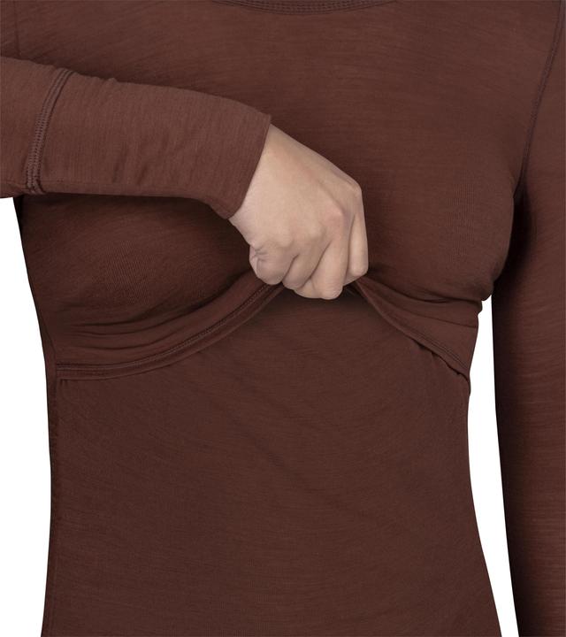 Image du produit Normani Sous-vêtements en mérinos - Ensemble de maternité - T-shirt à manches longues et caleçon - 8795 (L)