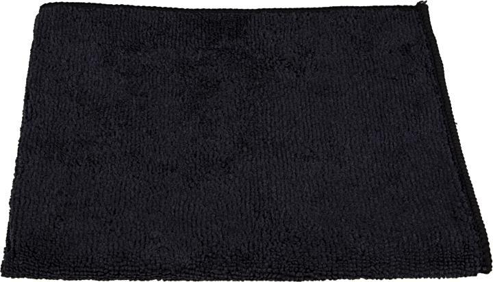 Actual product image Microfibre cloth black 40x40cm (5 pcs.)