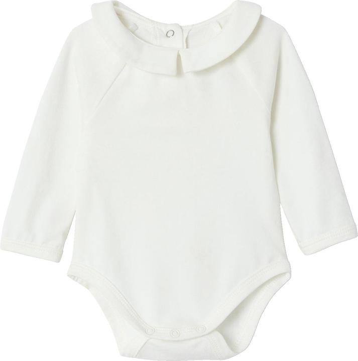 Actual product image Vertbaudet Baby-Set: Body & gestreifte Latzshorts (62)