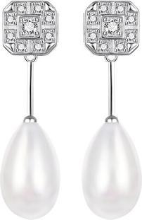 Immagine prodotto Agato Orecchini pendenti in argento con zirconi e perle (Zirconia)