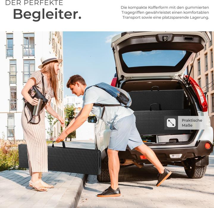 Produktbild tectake Campingtischgarnitur klappbar