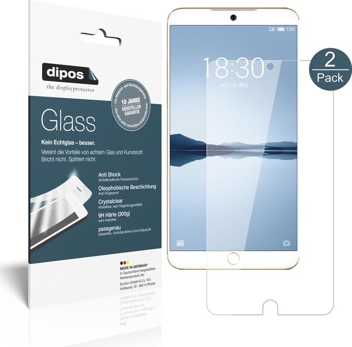 Actual product image Dipos Screen Protector Anti-Shock (1 Piece, Meizu 15)