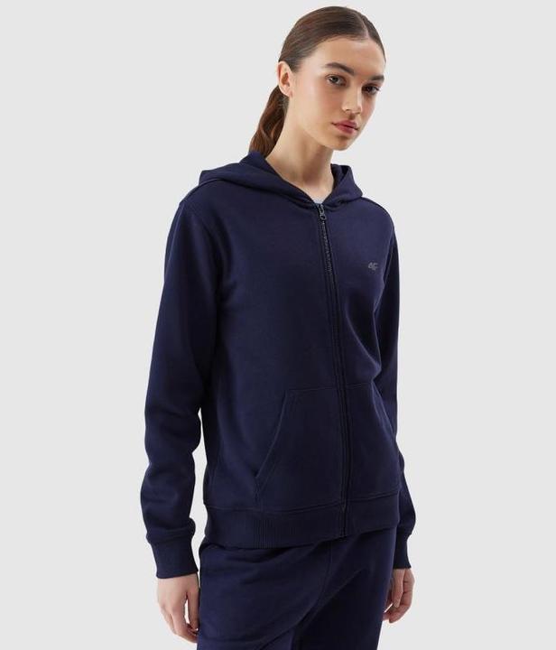 Actual product image 4F Ladies' sweatshirt F0956 navy blue 4FWSS24TSWSF0956 31S M (31)