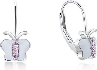 Moiss Playful silver earrings Butterflies E0000669 (L)