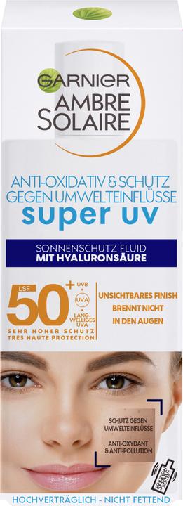 Ambre Solaire Sensitive expert+ Anti-Oxidative Super UV (Sun cream face, SPF 50+, 40 ml, 150 g)