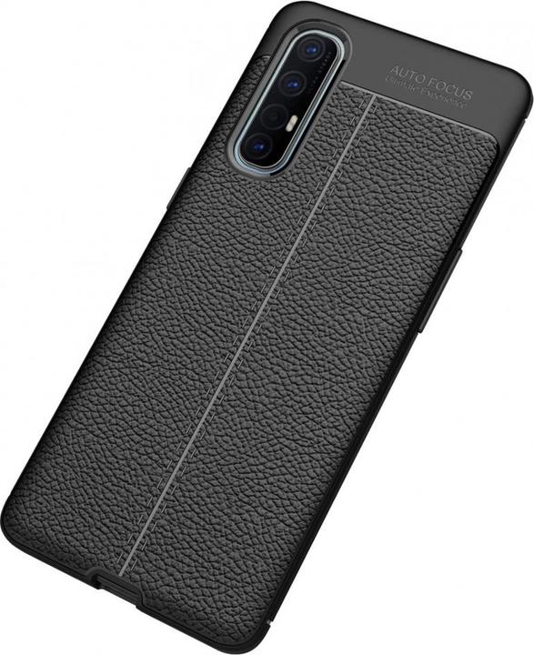 Actual product image Screenguard Oppo Find X2 Neo Case Leather Design TPU Cover (Oppo Find X2 Neo)