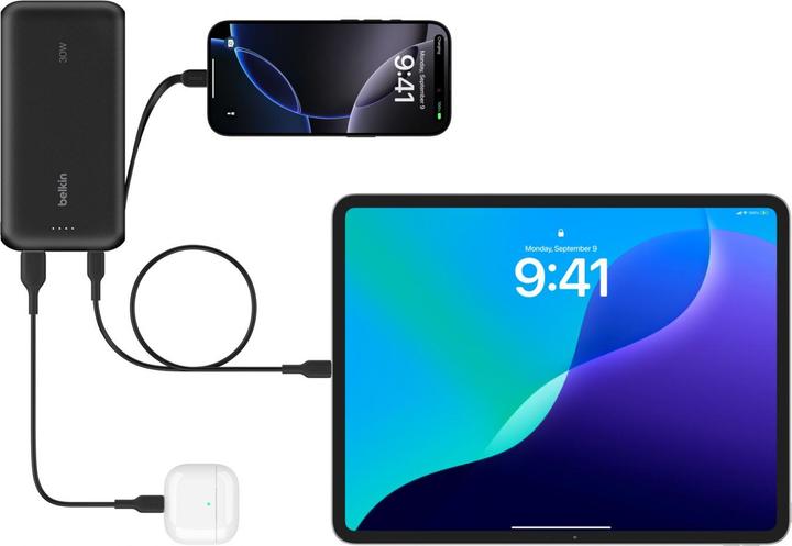 Image du produit Belkin Charger (20000 mAh, 30 W, 74 Wh)
