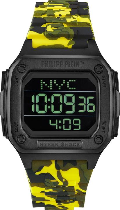 Actual product image Philipp Plein PWHAA1722 Hyper $hock Unisex 44mm 5ATM (Digital watch, 44 mm)