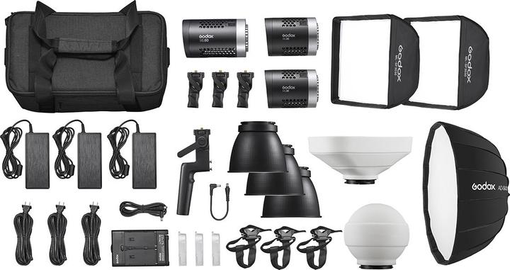 Produktbild Godox ML60 + 2x ML30 Kit mit Zubehör