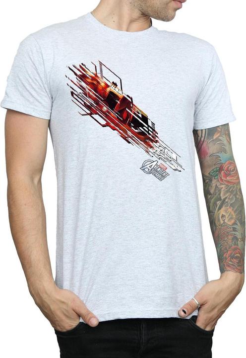 Image du produit Mens Iron Man Shooting Burst T-Shirt (XL)