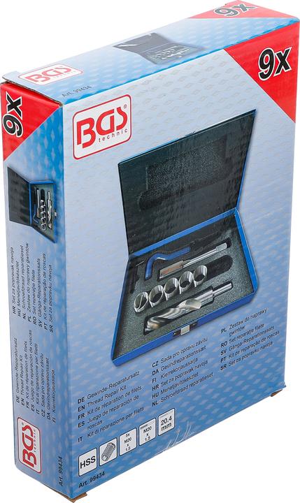 Actual product image BGS Thread repair kit | M20 x 1.5 | 9 pcs.