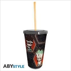 Immagine prodotto ABYstyle Bicchiere con Cannuccia 470ml Dr Stone : SD Group