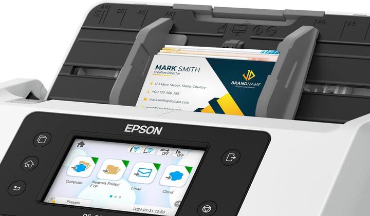 Image du produit Epson Workforce Scanner de documents DS-800WN (USB, USB Host, Ethernet)