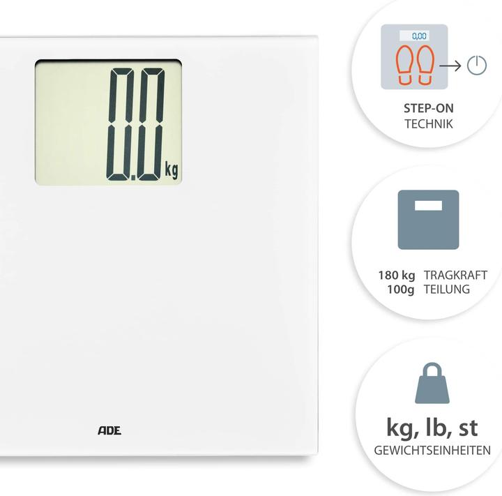 Immagine prodotto ADE Bilancia pesapersone digitale (200 kg)