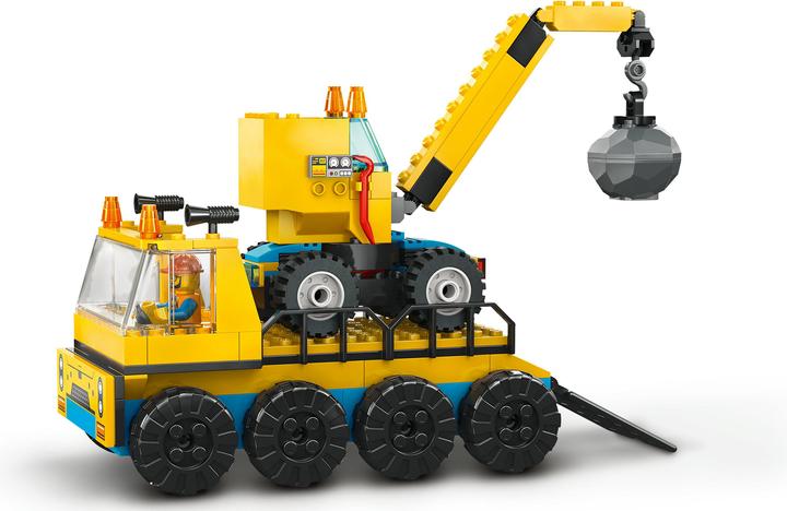 Image du produit LEGO Véhicules de construction et grue avec boule de démolition (60391, LEGO City)