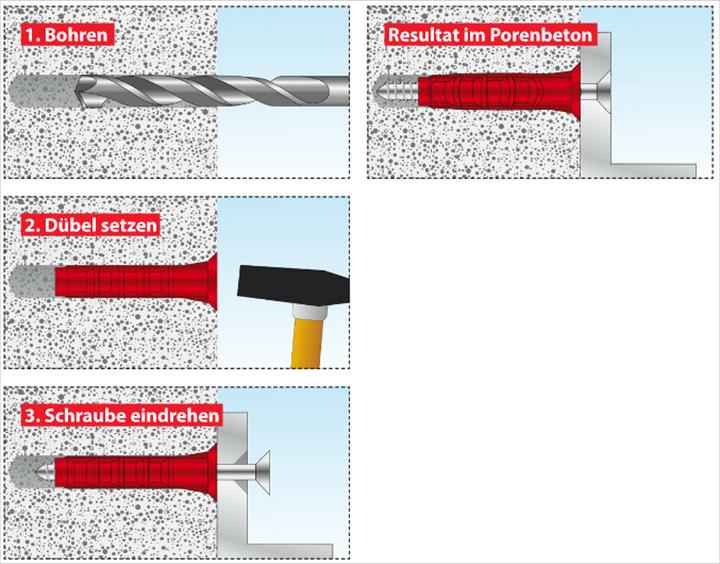 Actual product image Tox Porenbetondübel Ytox (25 pcs.)