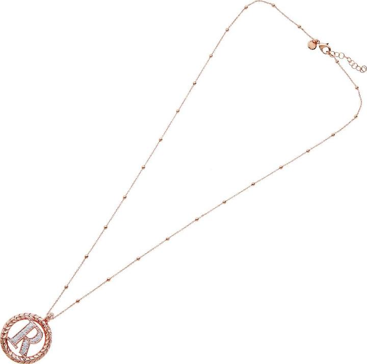 Produktbild Ottaviani Rose gold bronze necklace with silver glitter