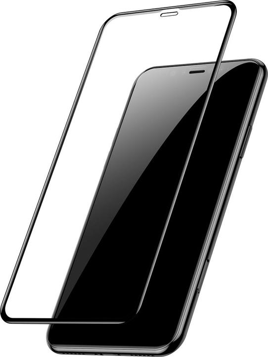 Immagine prodotto Baseus Pellicola di vetro temperato 0,3 mm a tutto schermo e a tutto vetro (2pcspack+fattore di (2 Pezzo/i, Apple iPhone XS Max, Apple iPhone 11 Pro Max)