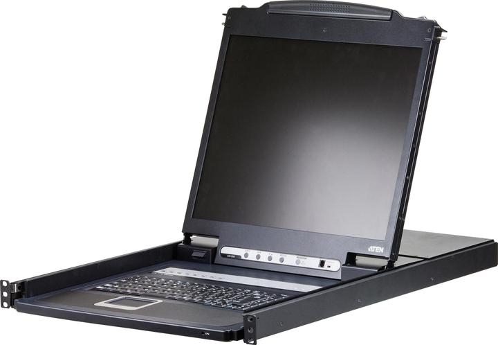 Actual product image Aten Technology 8-Port 19" LCD KVM Switch