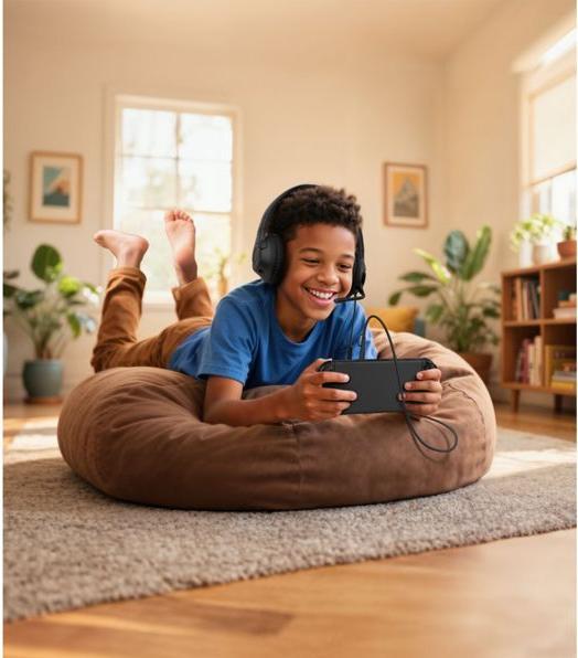Immagine prodotto Belkin Gaming On-Ear Kopfhörer für Kinder mit Kabel ENA011hqBK