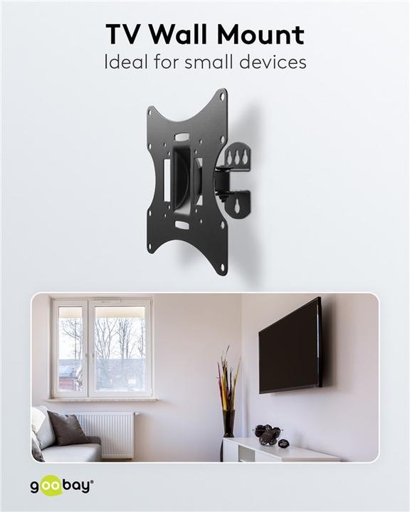 Actual product image Goobay EasyFlex M (Wall, 42", 30 kg)