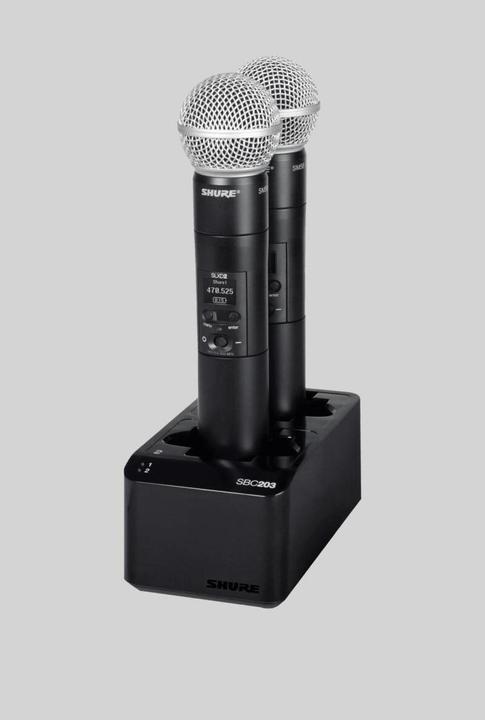 Actual product image Shure SBC203-PS SLX-D dubbele acculader
