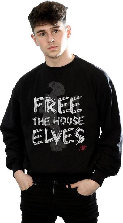 Actual product image Mens Dobby Free The House Elves Sweatshirt (XL)