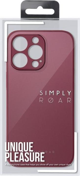 Immagine prodotto Roar SM Custodia in vetro opaco per iPhone 14 rosso vino (Apple iPhone 14)
