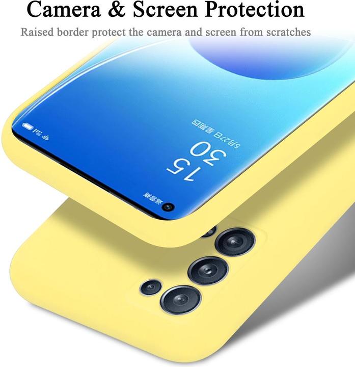 Actual product image Cadorabo Bumper TPU Liquid Silicone Case (Oppo Reno 6 Pro 5G)