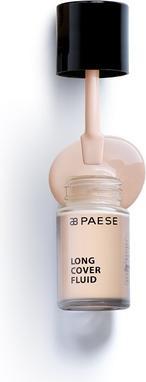 Paese PAESE Long Cover Fluid podkład kryjący o przedłużonej twałości 01 Jasny Beż 30ml (01 Light Beige)