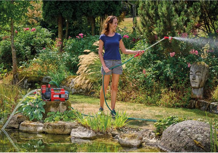 Actual product image Einhell AQUINNA 18/28 F LED battery garden pump (Garden pump)