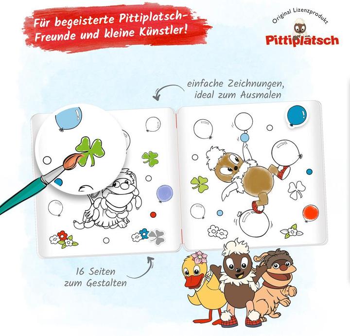 Image du produit Notre marchand de sable Livre de coloriage Stickers Pittiplatsch