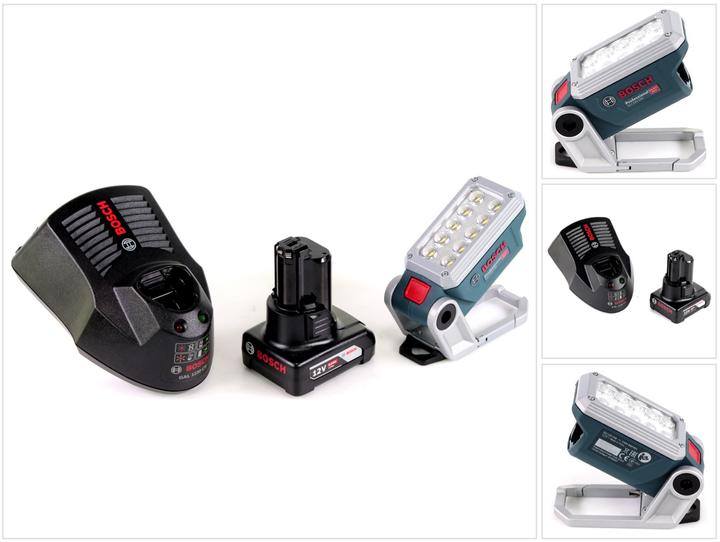 Produktbild Bosch Professional Bosch Akku Lampe GLI 12V-330 DeciLED + 1x 6,0 Ah Akku + Ladegerät