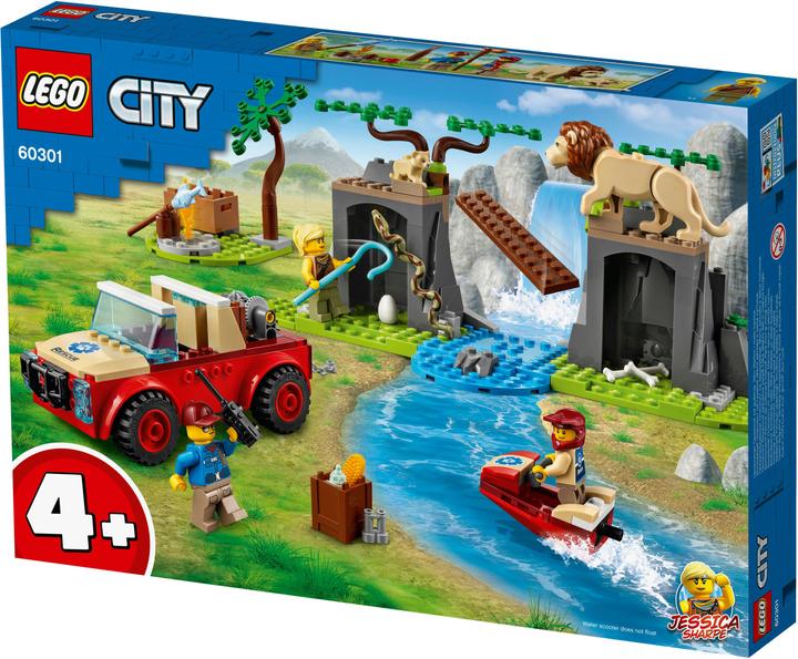 Actual product image LEGO City 60301 off road vehicle to rescue wildlife (60301, LEGO City)