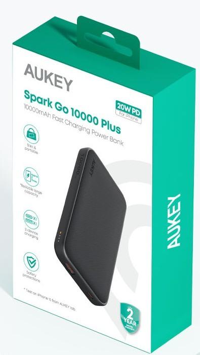Produktbild Aukey Spark Go Plus (10000 mAh, 22.50 W, 37 Wh)