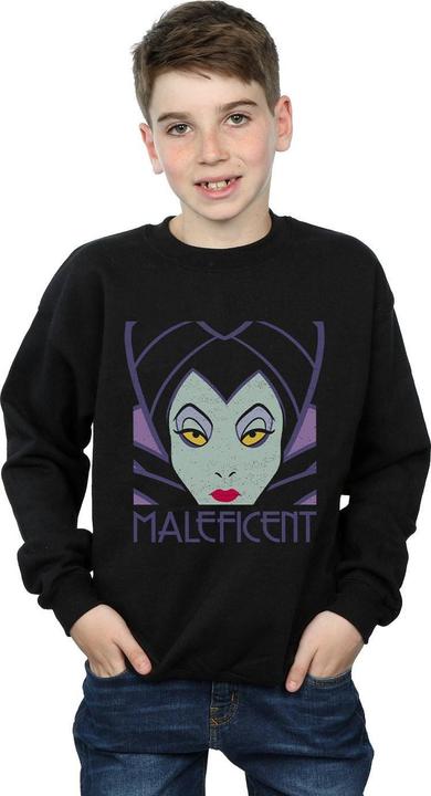 Immagine prodotto Disney Maleficent Cropped Head Felpa Ragazzi (128)