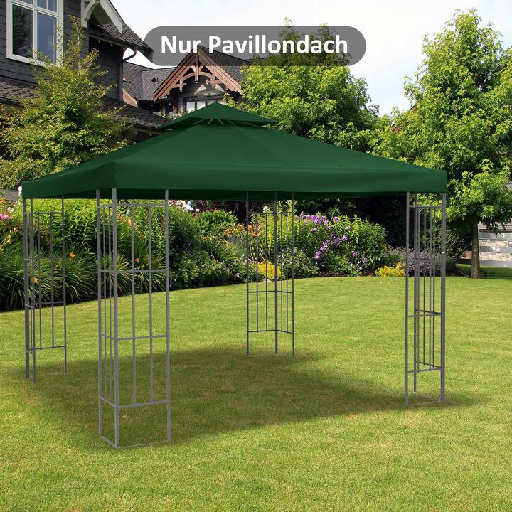 Produktbild Outsunny Ersatzdach für Metallpavillon (300 cm, 300 cm)