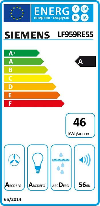 Etichetta energetica Siemens LF959RE55 (Ventilatori a soffitto)