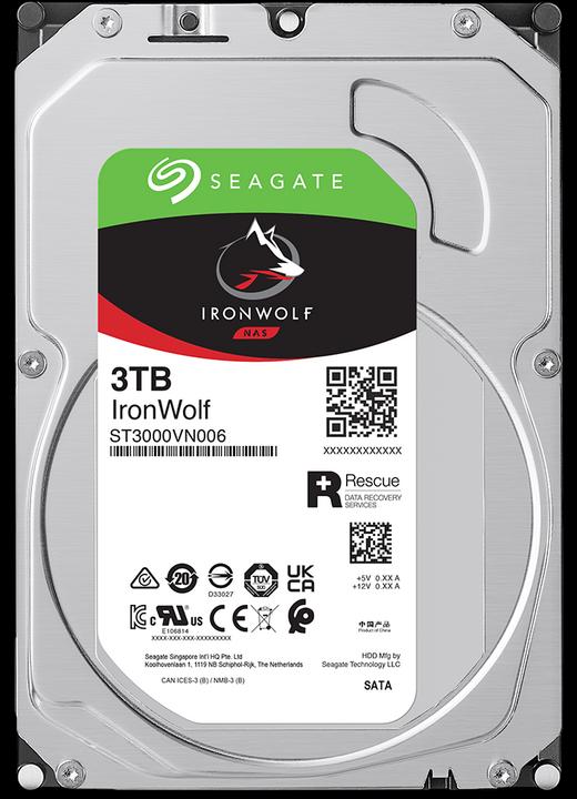 Actual product image Seagate IronWolf (3 TB, 3.5", CMR)