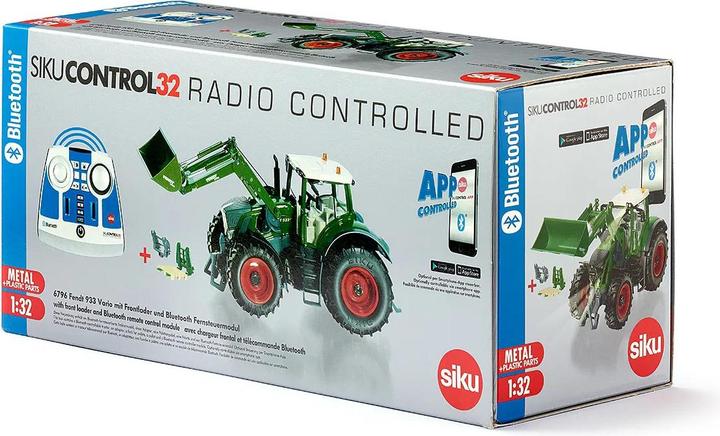 Actual product image Siku Fendt 933 Vario with front loader and Bluetooth