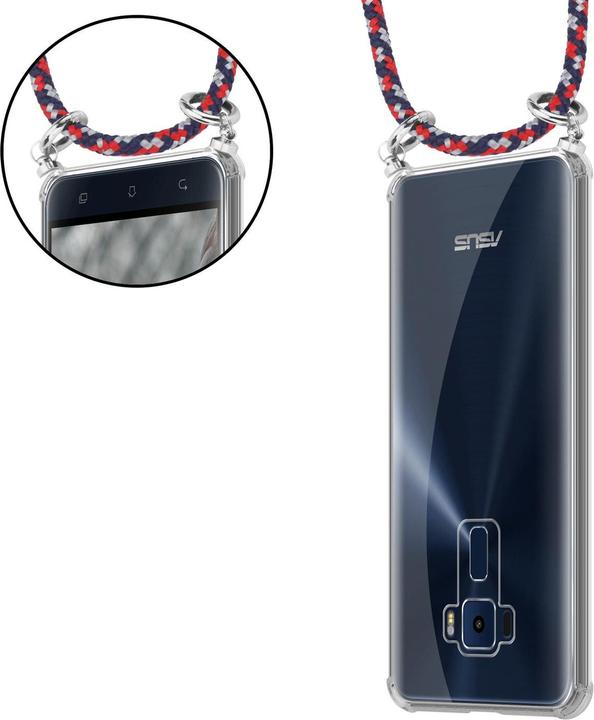 Produktbild Cadorabo TPU Handy Kette SILBER Cover