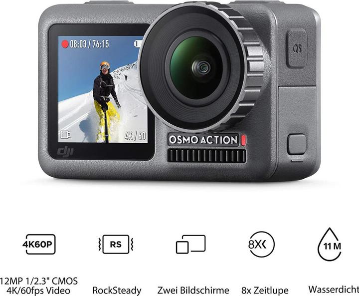 Produktbild DJI Osmo Action (60p, Bluetooth, WLAN)