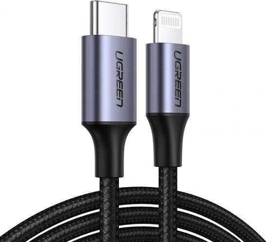 Ferryxpress UGREEN Cavo da USB-C a Lightning, custodia in alluminio, intrecciato, 1 m - (1 m)