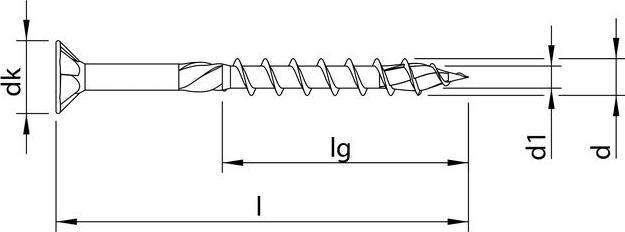 Produktbild Heco Holzschraube (200 Schrauben pro Stück)