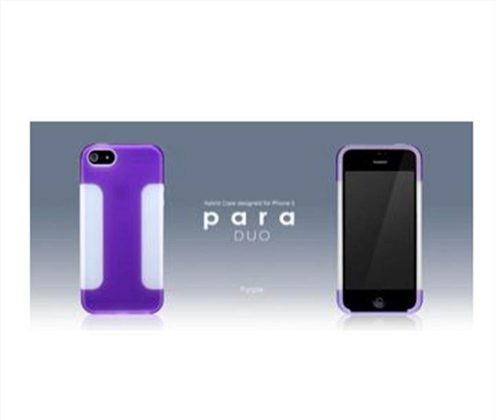 Actual product image more. Para Duo Hybrid Case for iPhone 5/5S/SE Purple (Apple iPhone 5s, Apple iPhone 5, Apple iPhone SE)