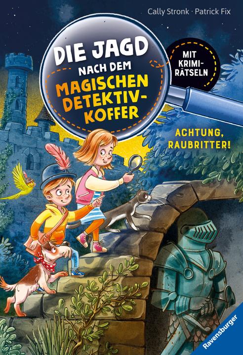 Actual product image Ravensburger Die Jagd nach dem magischen Detektivkoffer, Band 4: Achtung, Raubritter! (German, Cally Stronk, 2022)
